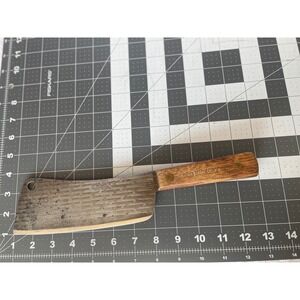 Old Hickory Ontario Knife Co 7.25 Inch Meat Cleaver Carbon Steel Made in USA